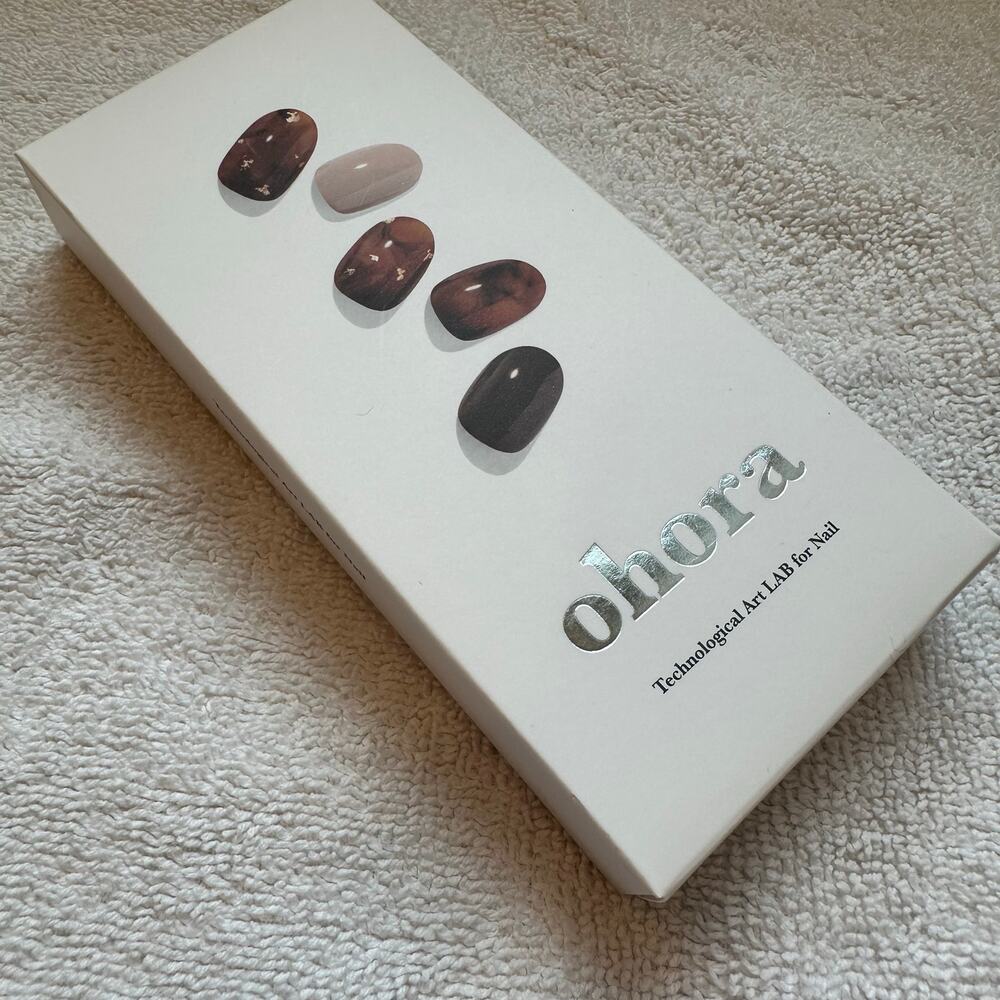 Ohora Semicured Gel Nail Model N Brown Sugar New In Box 30 Pieces